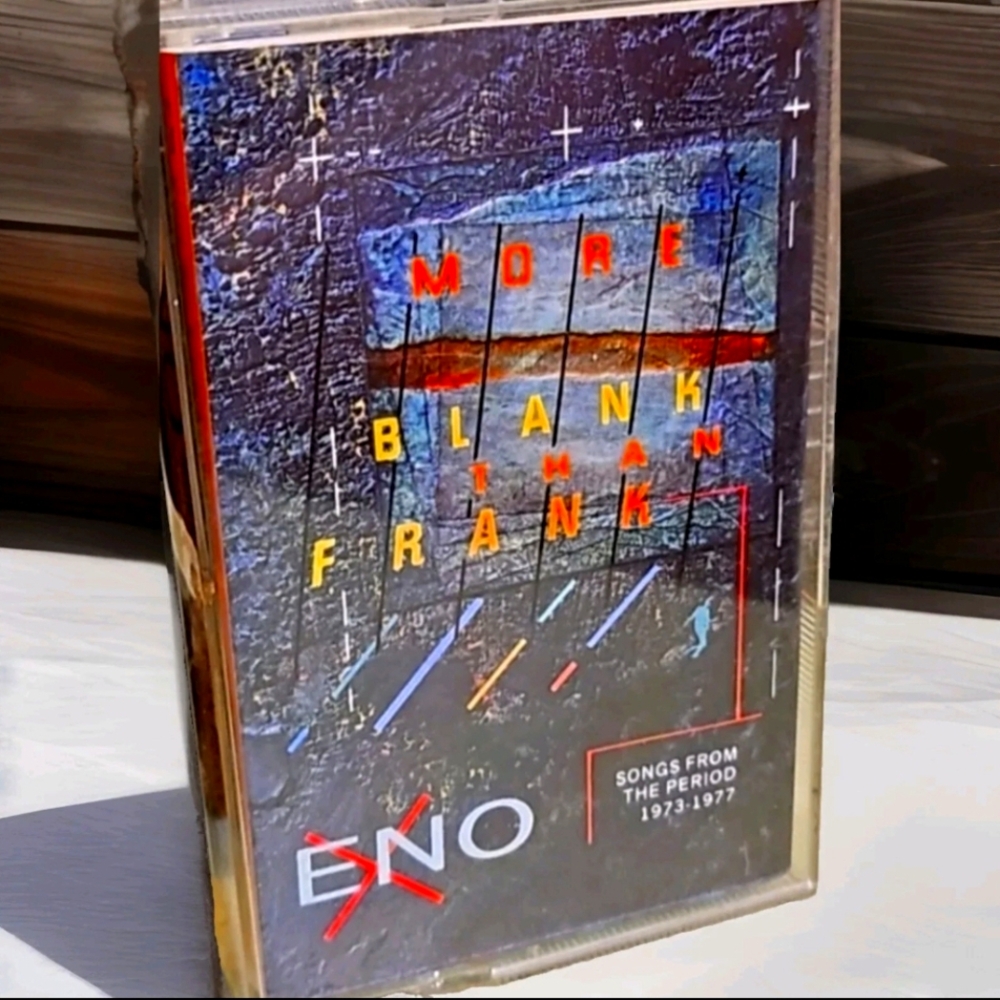 Brian Eno "More Blank Than Frank songs from the period 1973-1977" Cassette Tape